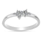 Inel din Argint 925 ( 1.8 grame ) cu Diamant Alb 0.13 Carate