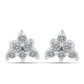 Cercei din Argint 925 ( 0.69 grame ) cu Diamant Alb 0.16 Carate