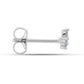 Cercei din Argint 925 ( 0.69 grame ) cu Diamant Alb 0.16 Carate