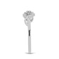 Inel din Argint 925 ( 1.8 grame ) cu Diamant Alb 0.12 Carate