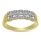 Inel din Argint 925 Placat cu Aur ( 2.72 grame ) cu Diamant Alb 0.08 Carate