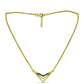 Colier din Argint 925 Placat cu Aur ( 5.36 grame ) cu Diamant Albastru 0.05 Carate