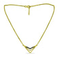 Colier din Argint 925 Placat cu Aur ( 5.36 grame ) cu Diamant Albastru 0.05 Carate