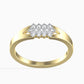 Inel din Aur de 14K ( 2.33 grame ) cu Diamant Alb (13 bucăți) 0.22 Carate