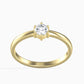 Inel din Aur de 14K ( 1.81 grame ) cu Diamant Alb 0.3 Carate cu certificat GIA