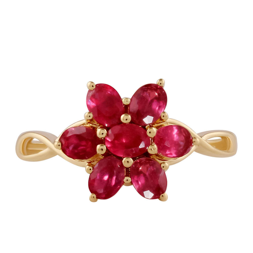 Inel din Aur de 9K ( 1.67 grame ) cu Rubin Malagasy 1.71 Carate