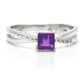 Inel din Argint 925 ( 2.51 grame ) cu Ametist Marocan și Topaz Alb 0.88 Carate