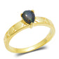 Inel din Argint 925 Placat cu Aur ( 2.32 grame ) cu Opal Etiopian Lega Dembi 0.4 Carate