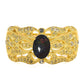 Inel din Argint 925 Placat cu Aur ( 4.45 grame ) cu Opal Etiopian Lega Dembi și Topaz Alb 0.64 Carate
