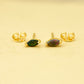 Cercei din Argint 925 Placat cu Aur ( 0.53 grame ) cu Opal Etiopian Lega Dembi 0.22 Carate