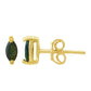 Cercei din Argint 925 Placat cu Aur ( 0.53 grame ) cu Opal Etiopian Lega Dembi 0.22 Carate