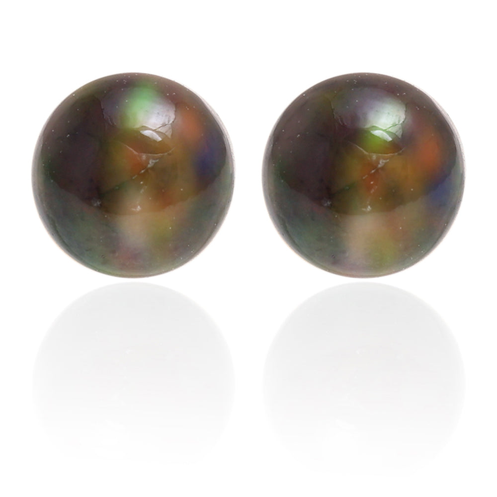 Cercei din Argint 925 Placat cu Aur ( 0.62 grame ) cu Opal Etiopian Lega Dembi 0.65 Carate 3 