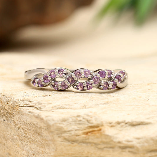 Inel din Argint 925 ( 1.77 grame ) cu Ametist Brazilian 0.34 Carate