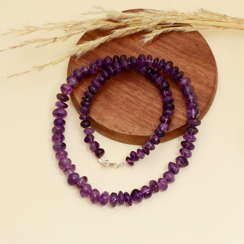 Brățară din Argint 925 ( 1.02 grame ) cu Ametist Brazilian 40.5 Carate