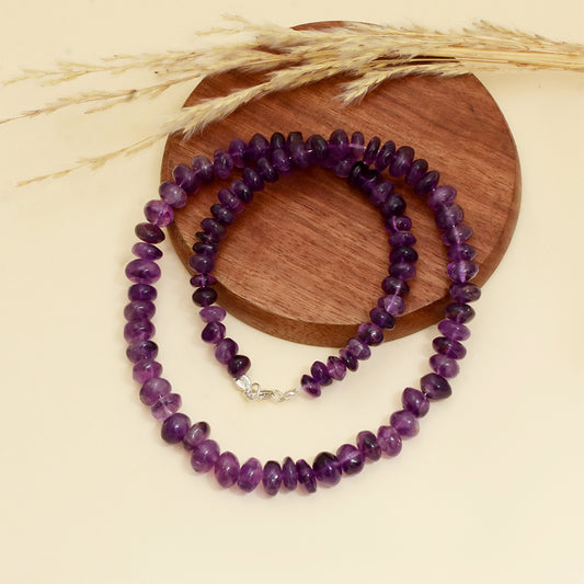 Brățară din Argint 925 ( 1.02 grame ) cu Ametist Brazilian 40.5 Carate