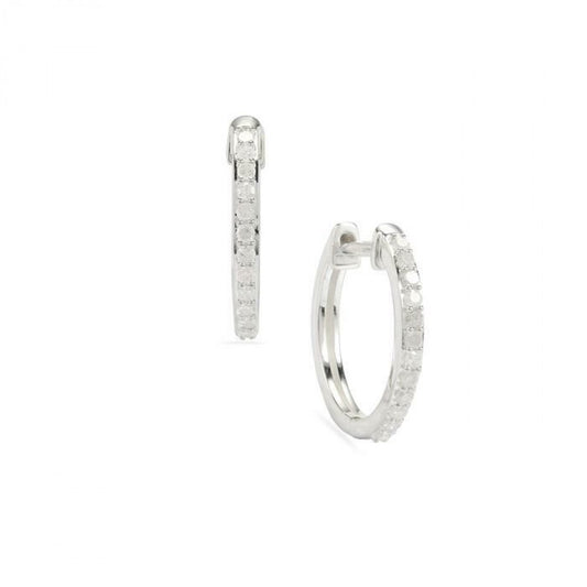 Cercei din Argint 925 ( 1.15 grame ) cu Ametist Brazilian 0.26 Carate