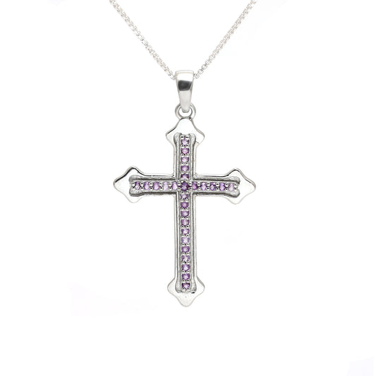 Pandantiv din Argint 925 ( 2.52 grame ) cu Ametist Brazilian 0.42 Carate