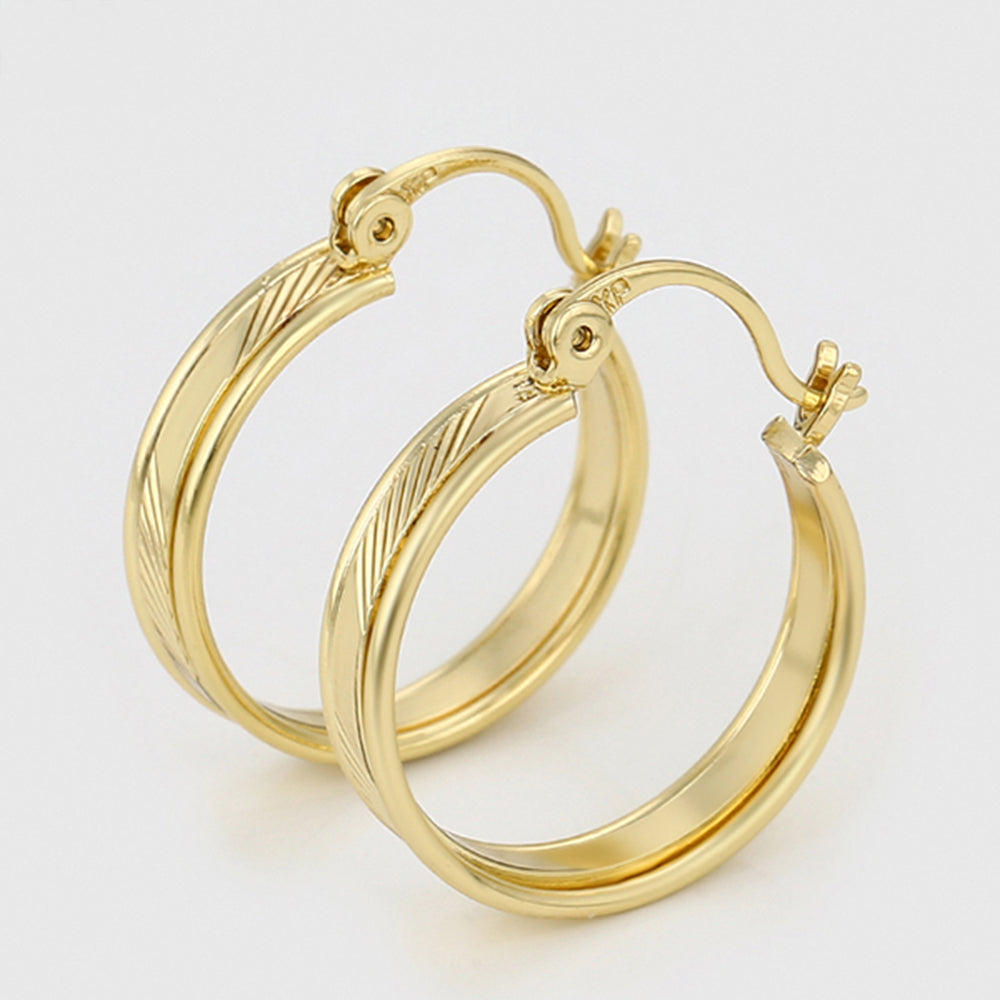 Cercei din Aliaj Placat cu Aur 4 