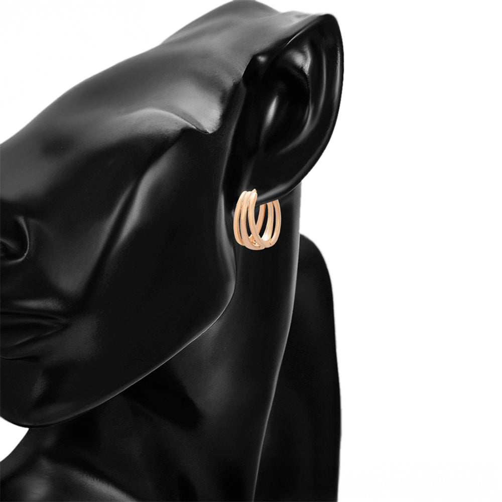 Cercei din Aliaj Placat cu Aur 8 