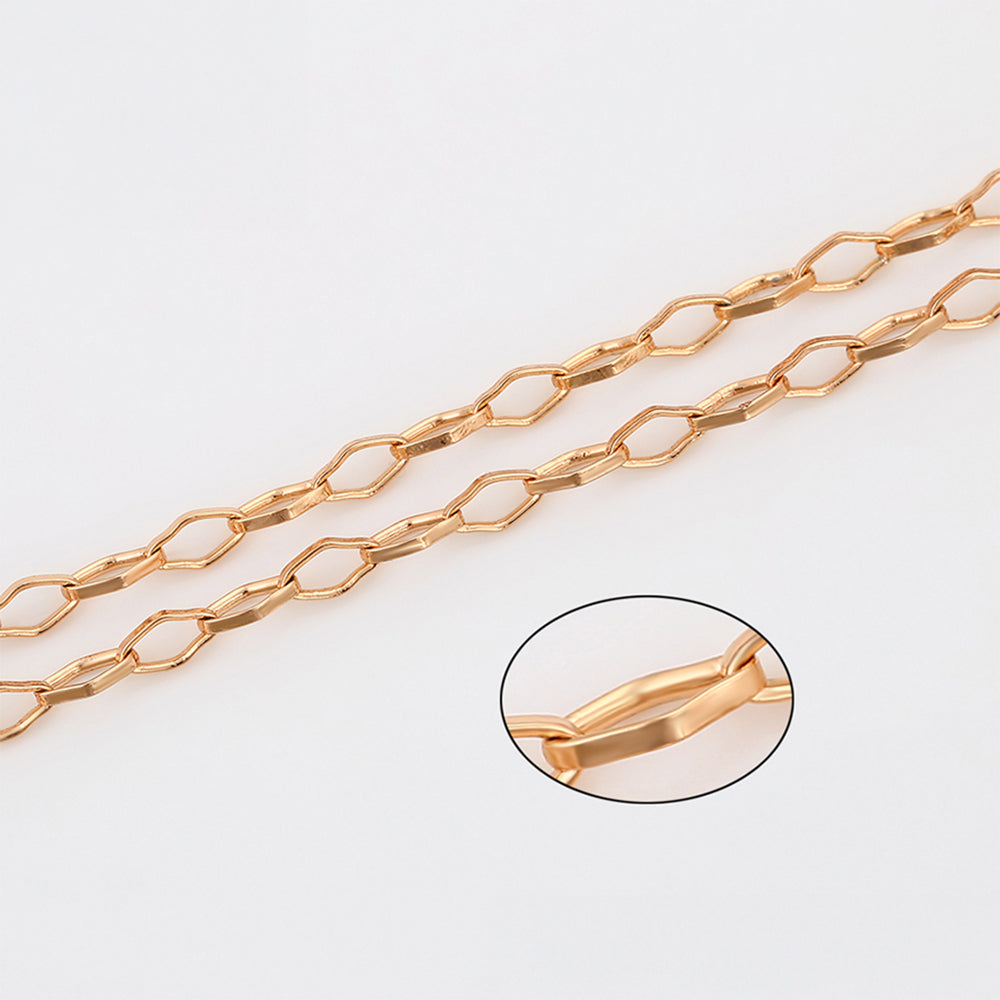 Lanț din Aliaj Placat cu Aur ( Colier ) 5 