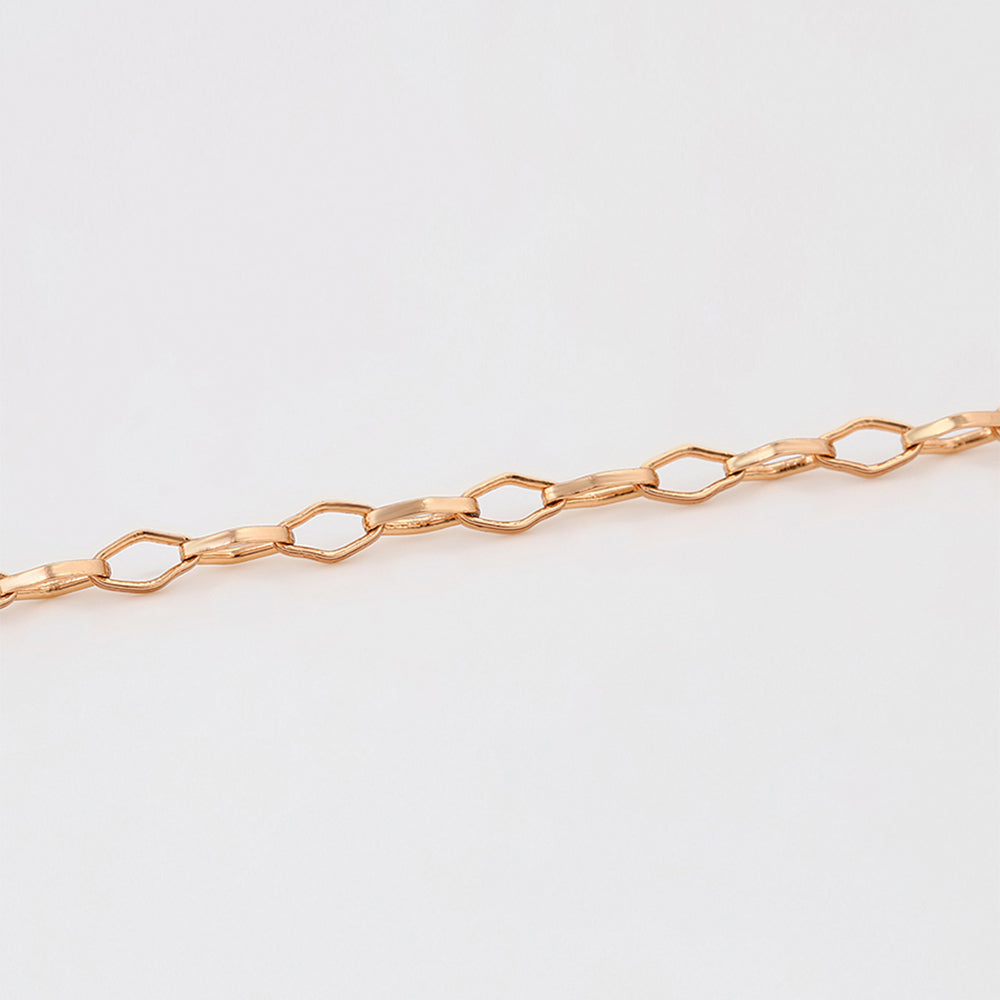 Lanț din Aliaj Placat cu Aur ( Colier ) 6 