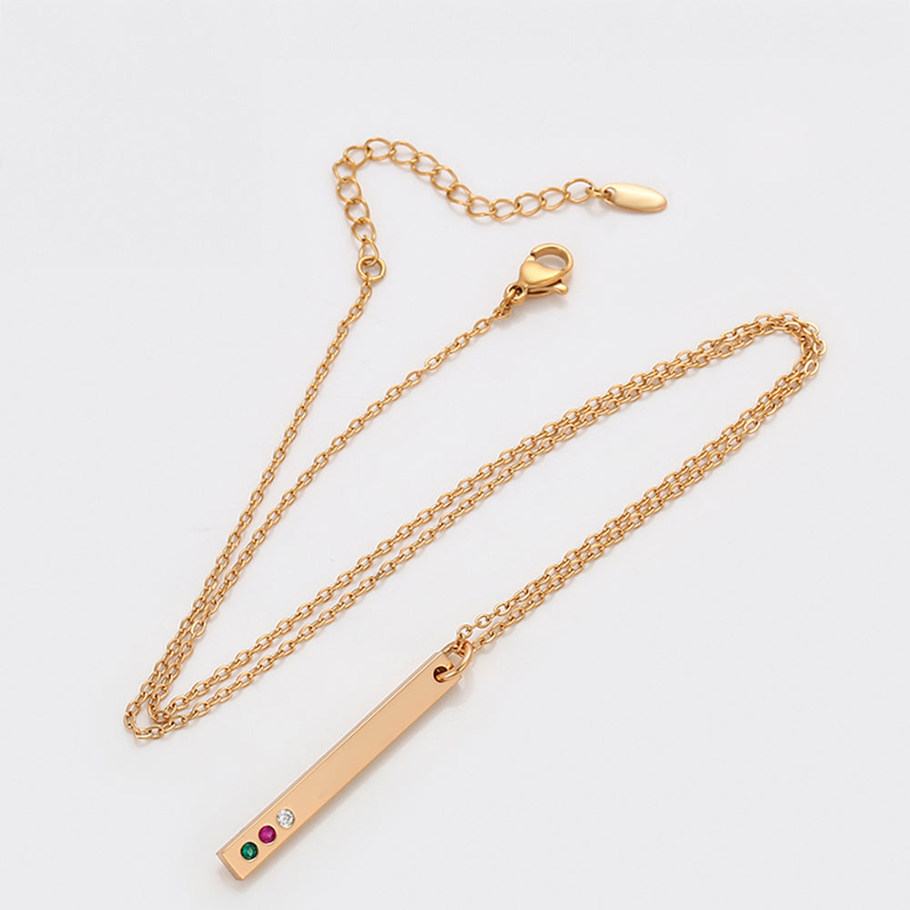 Colier din Aliaj Placat cu Aur cu Cristal Roșu Emporia® și Cristal Verde Emporia® ( Colier+Pandantiv )