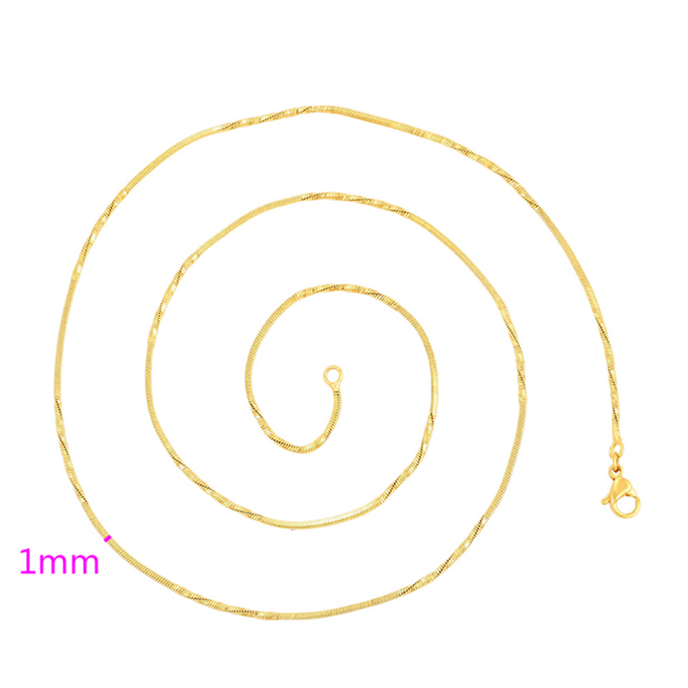 Lanț din Aliaj Placat cu Aur ( Colier ) 3 