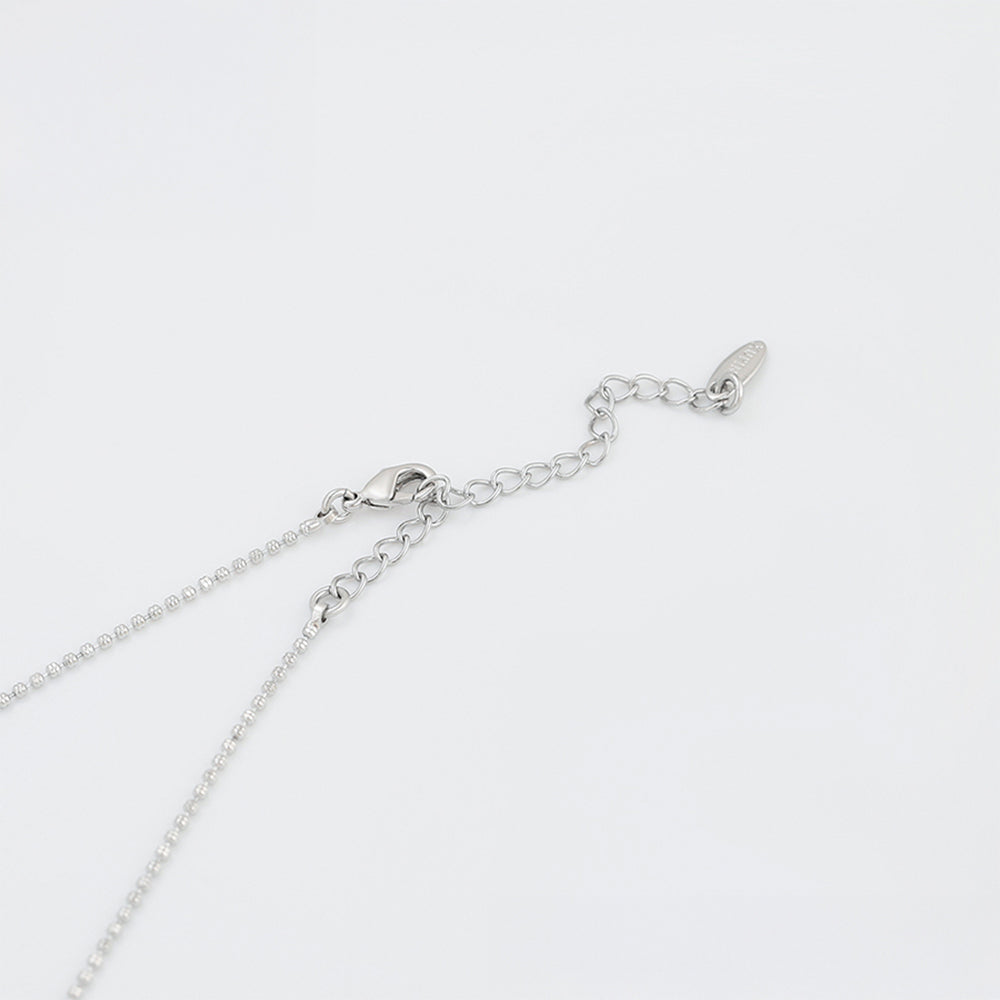 Colier din Aliaj Placat cu Aur cu Cristal Roz Emporia®