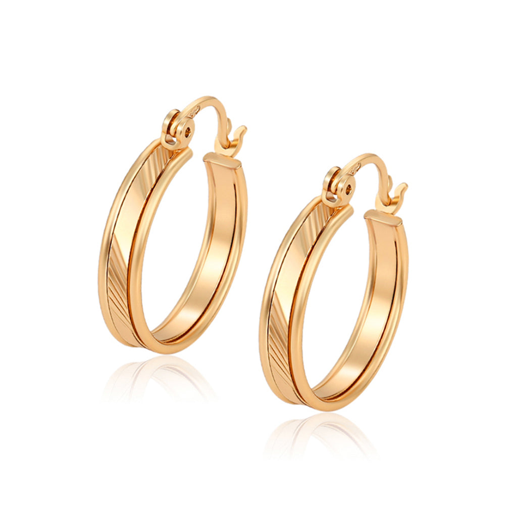 Cercei din Aliaj Placat cu Aur