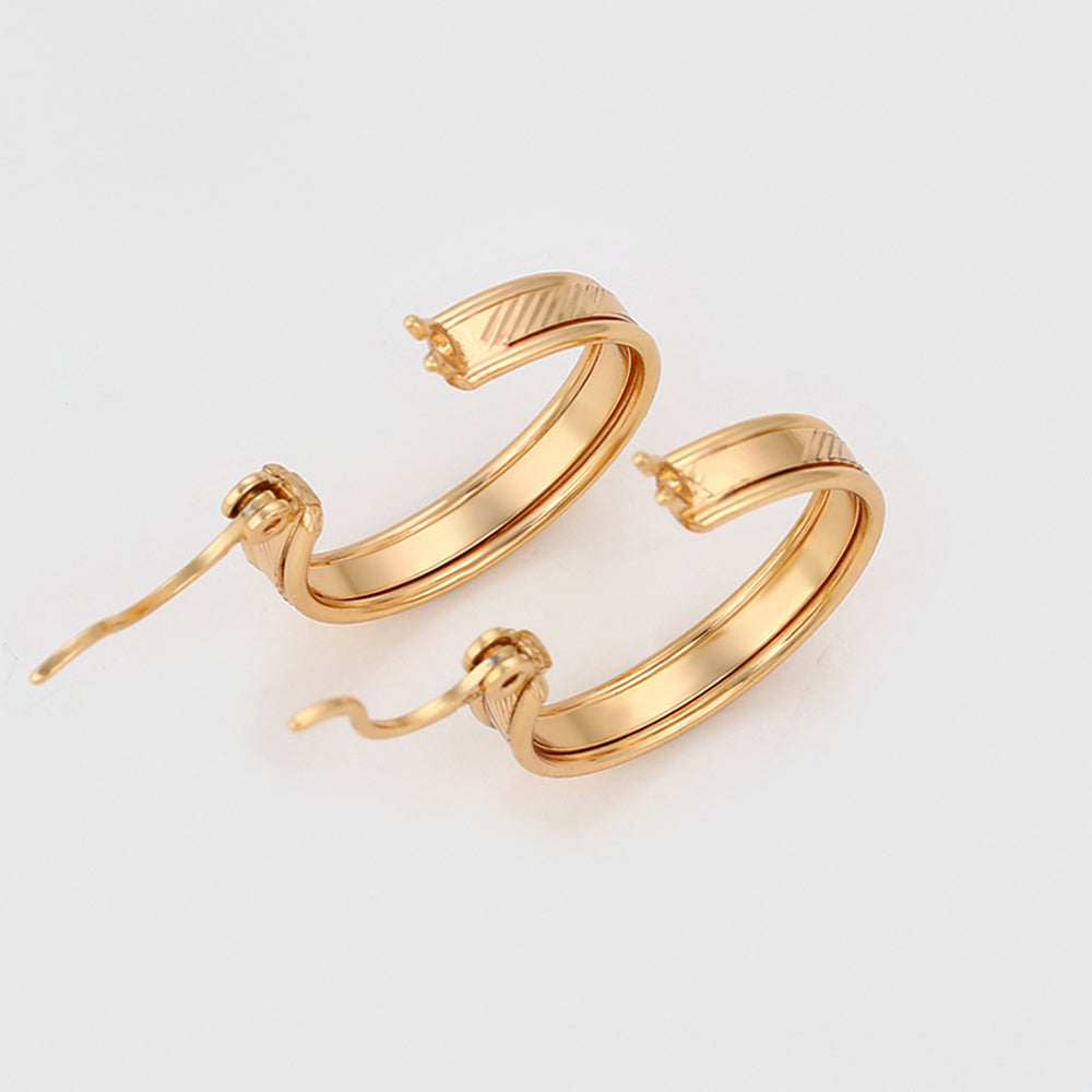 Cercei din Aliaj Placat cu Aur 4 