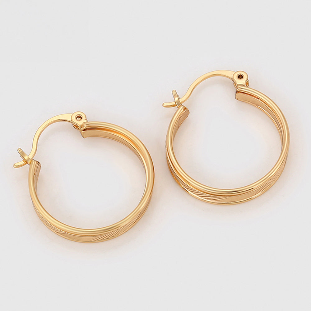 Cercei din Aliaj Placat cu Aur 6 