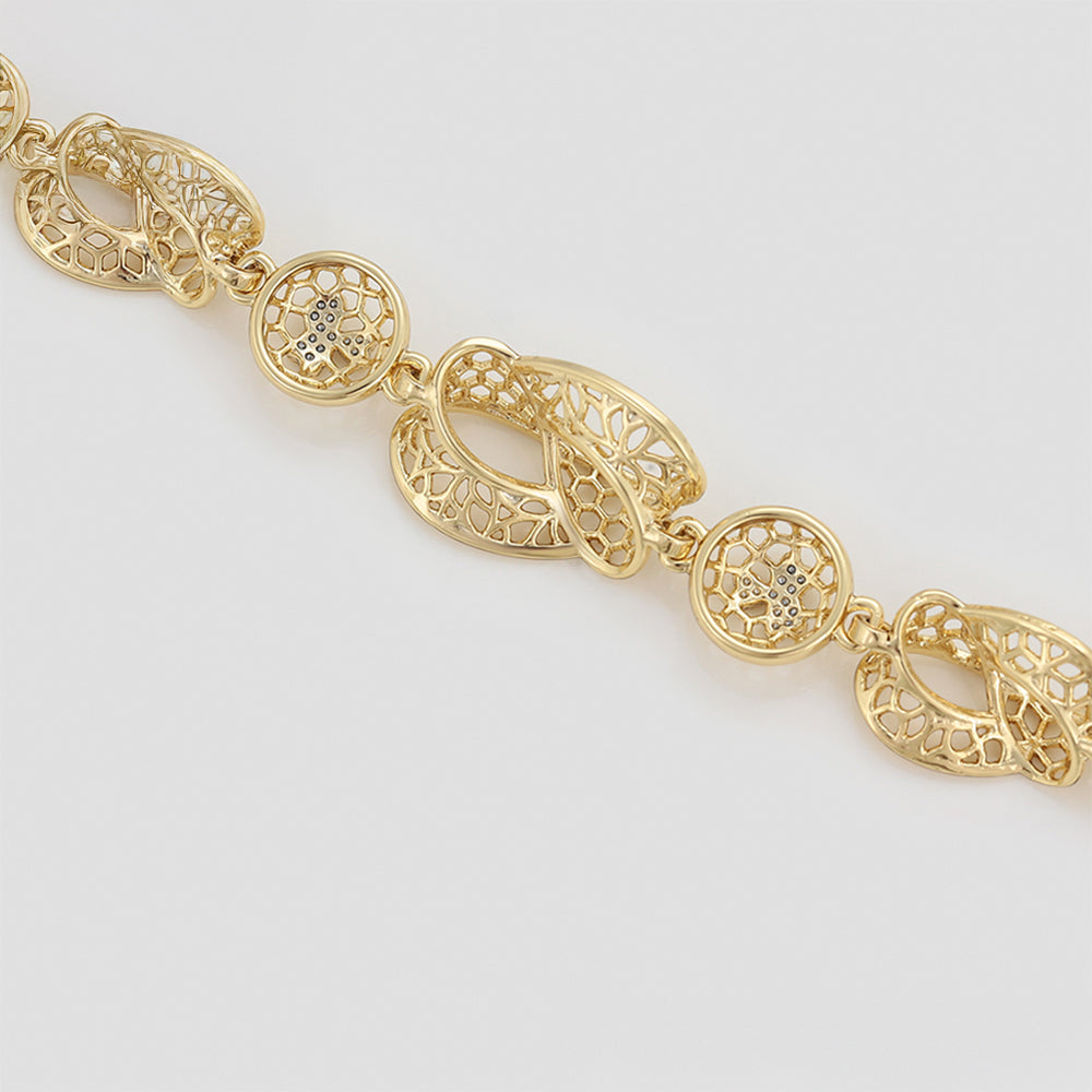 Brățară din Aliaj Placat cu Aur 7 