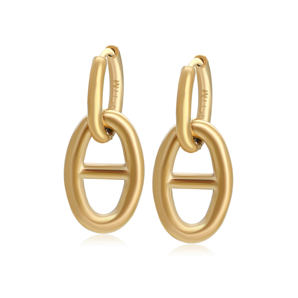 Cercei din Aliaj Placat cu Aur 1 