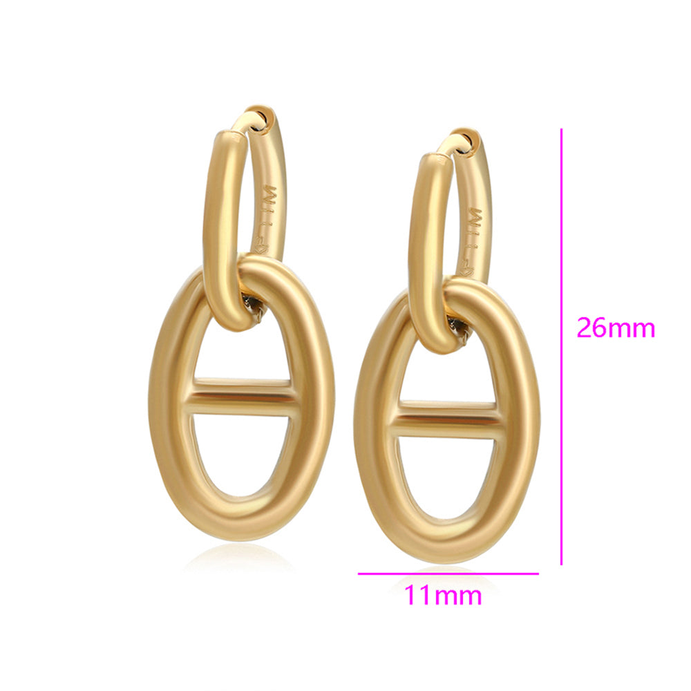 Cercei din Aliaj Placat cu Aur 2 