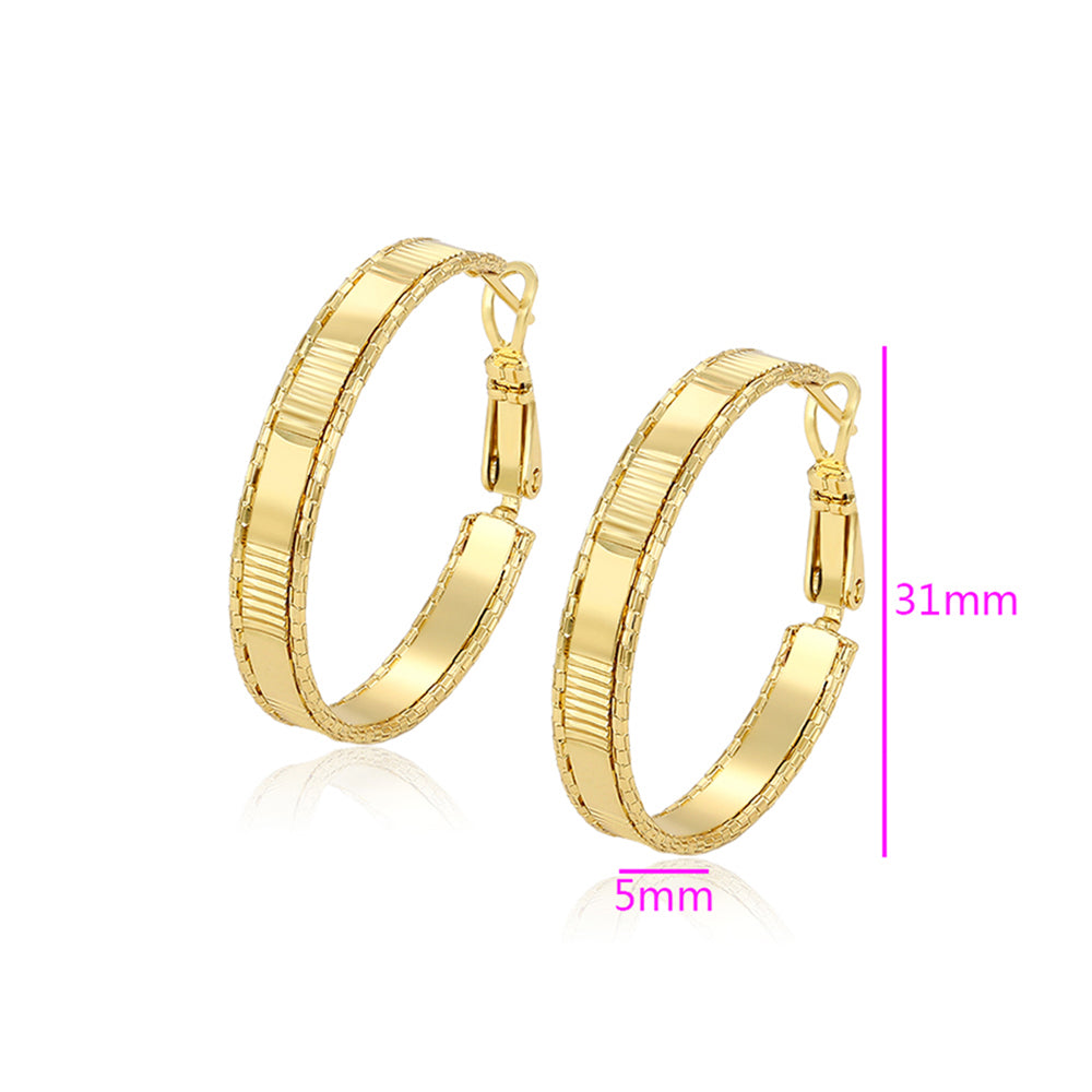 Cercei din Aliaj Placat cu Aur 2 