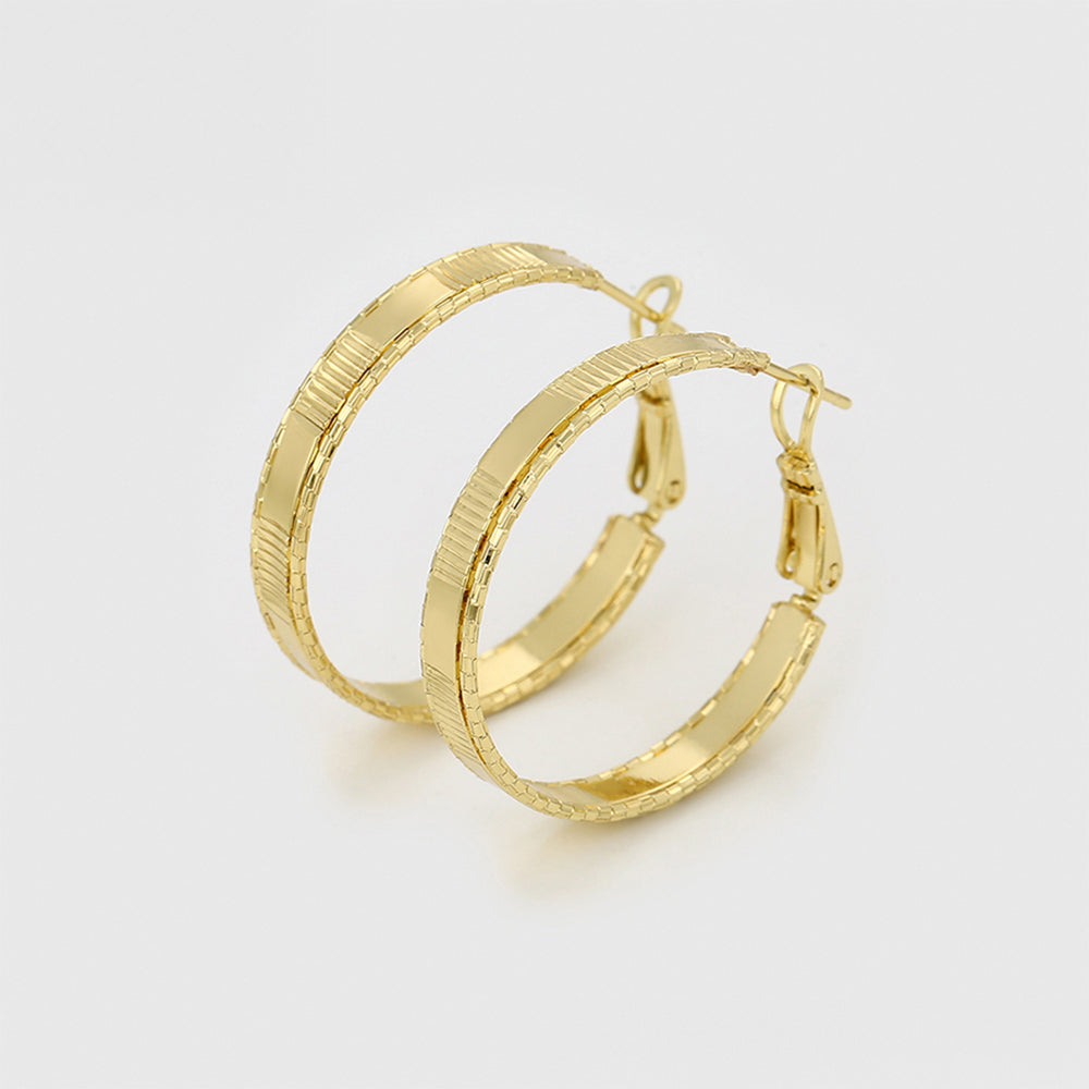 Cercei din Aliaj Placat cu Aur 3 