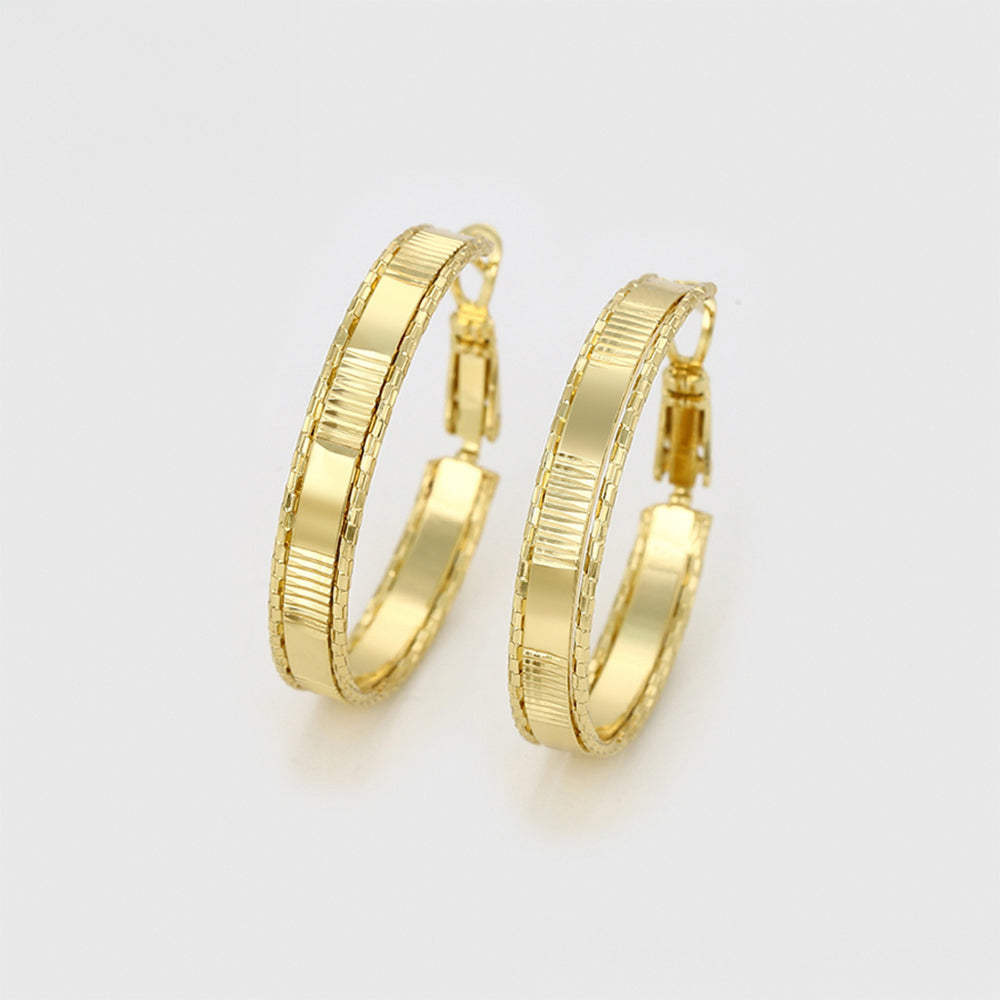 Cercei din Aliaj Placat cu Aur 4 