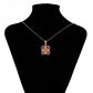 Pandantiv din Aliaj Placat cu Aur cu Cristal Violet Emporia®