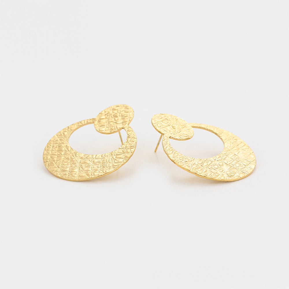 Cercei din Aliaj Placat cu Aur