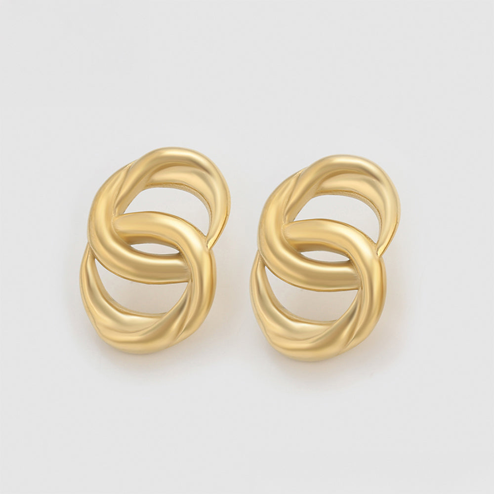 Cercei din Aliaj Placat cu Aur 3 