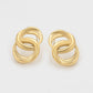Cercei din Aliaj Placat cu Aur