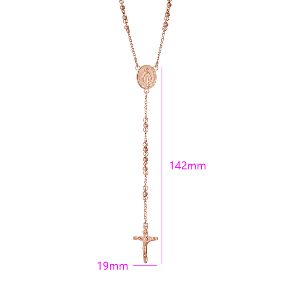 Cruce Colier din Aliaj Placat cu Aur ( Colier ) 3 