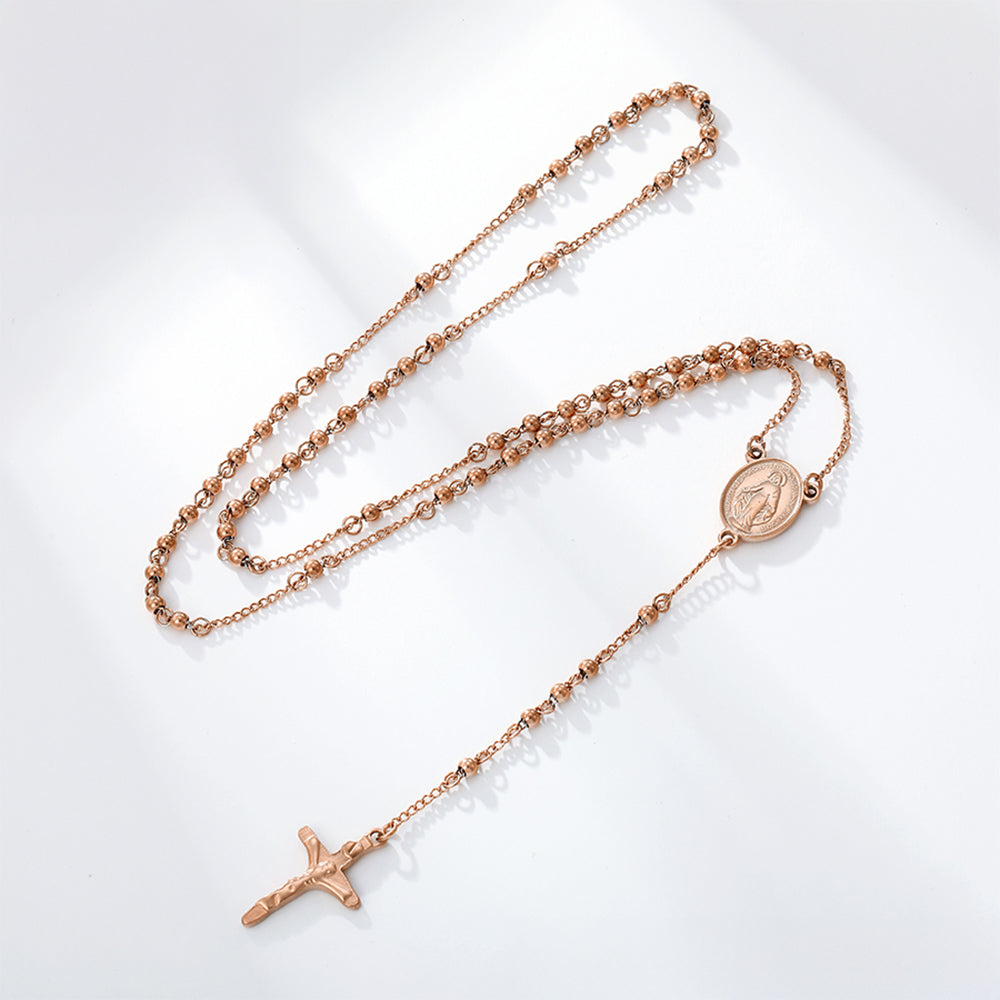 Cruce Colier din Aliaj Placat cu Aur ( Colier ) 7 