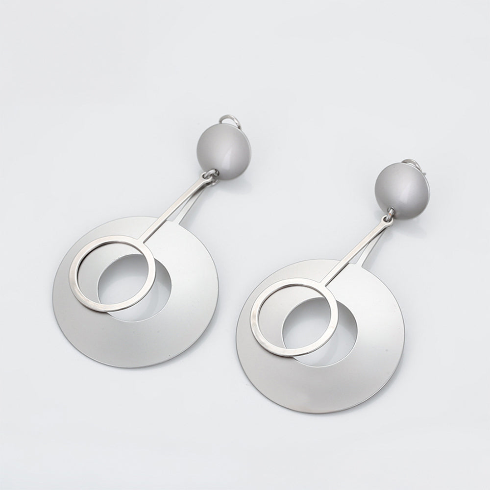 Set din Aliaj Placat cu Aur ( Cercei+Pandantiv ) 7 