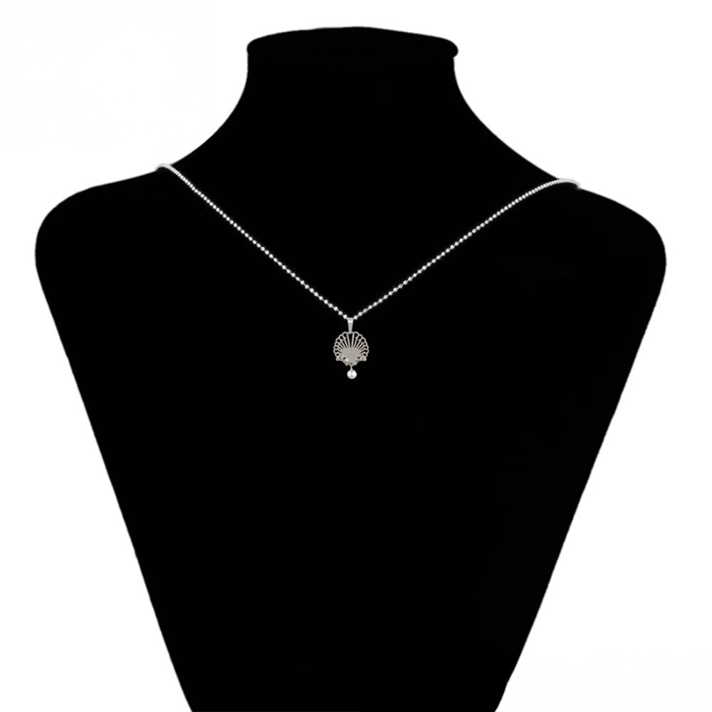 Set din Aliaj Placat cu Aur cu Cristal Alb Emporia® ( Cercei+Pandantiv ) 4 