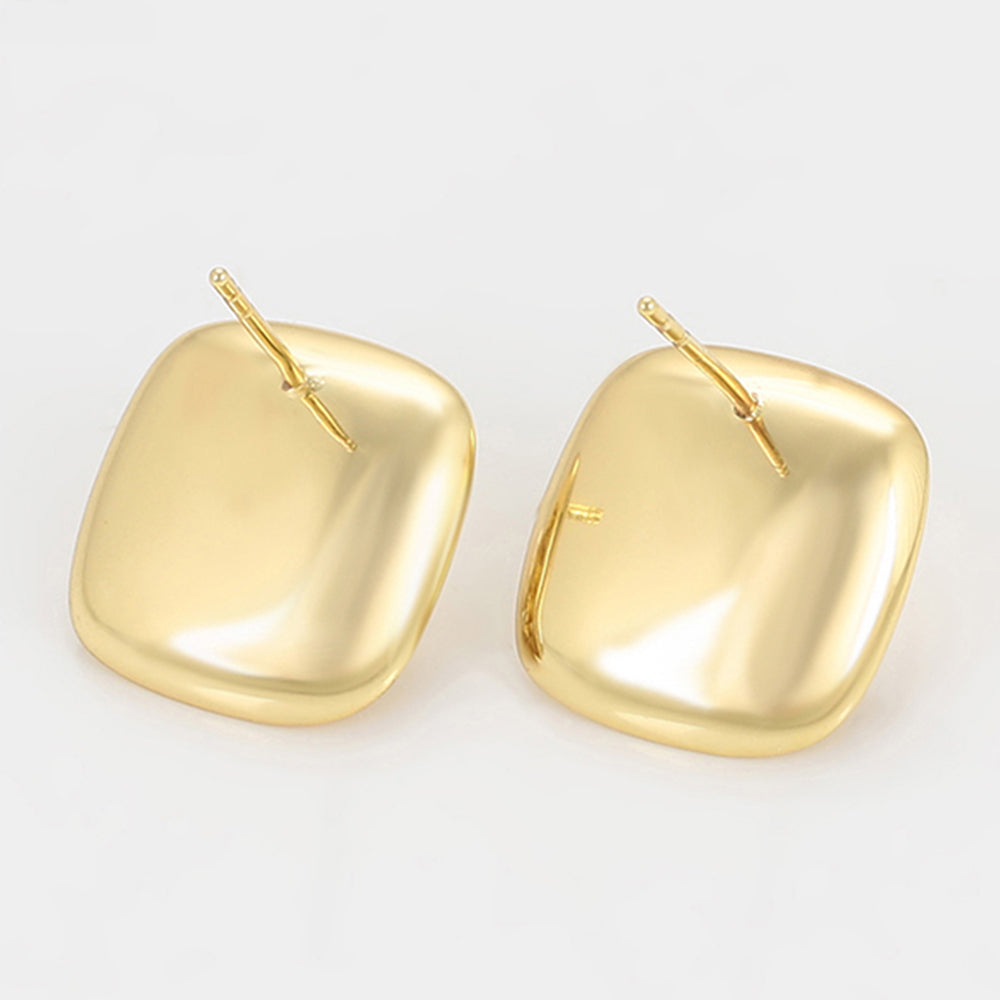 Cercei din Aliaj Placat cu Aur cu Perlă de cristal și Cristal Alb Emporia® 4 