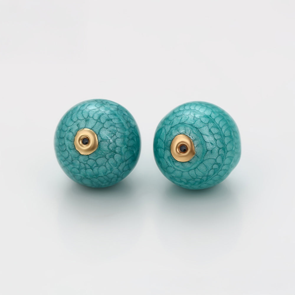 Talisman din Aliaj Placat cu Aur cu Cristal Verde Emporia® 2 