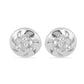 Cercei din Argint 925 ( 0.68 grame ) cu Diamant 0.01 Carate