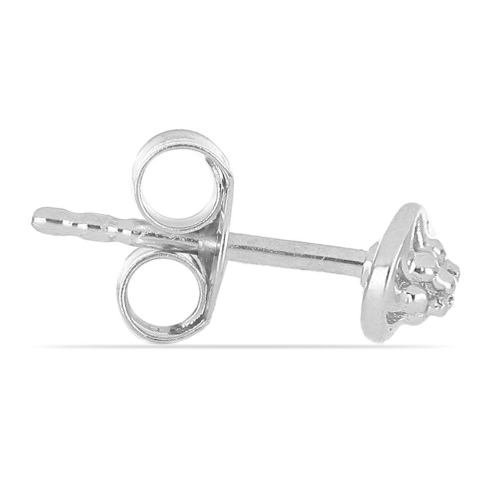 Cercei din Argint 925 ( 0.68 grame ) cu Diamant 0.01 Carate 2 