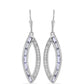 Cercei din Argint 925 ( 5.66 grame ) cu Tanzanit și Topaz Alb 1.95 Carate